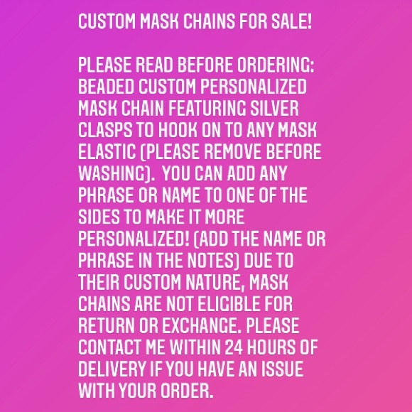 Mask chains - Picture 2 of 3